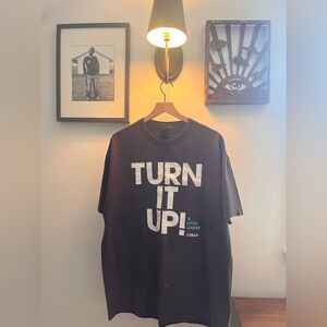 J DILLA - “TURN IT UP - a little louder” T-Shirt, XL, Stones Throw Record Label